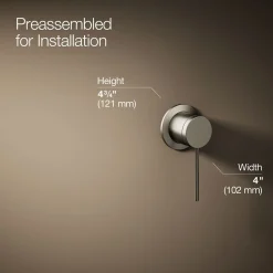 Wall-mount bathroom sink faucet handle