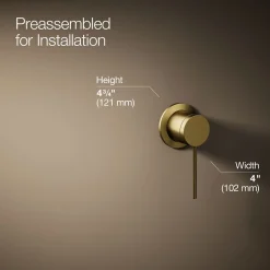 Wall-mount bathroom sink faucet handle