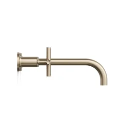 Wall-mount bathroom sink faucet trim with Cross handles, 1.2 gpm