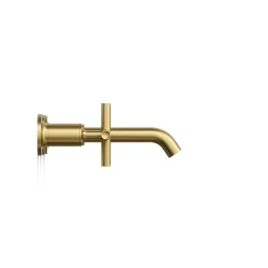 Wall-mount bathroom sink faucet trim with Cross handles, 1.2 gpm