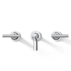 Wall-mount bathroom sink faucet trim with Lever handles, 1.2 gpm