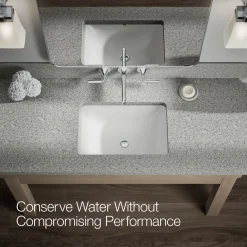 Wall-mount bathroom sink faucet trim, 1.2 gpm
