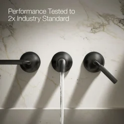 Wall-mount bathroom sink faucet trim, 1.2 gpm