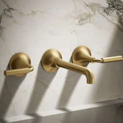 Wall-mount bathroom sink faucet trim, 1.2 gpm