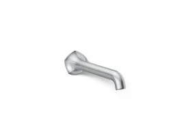 Wall-mount bathroom sink faucet spout with Straight design, 1.2 gpm