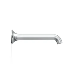 Wall-mount bathroom sink faucet spout with Straight design, 1.2 gpm