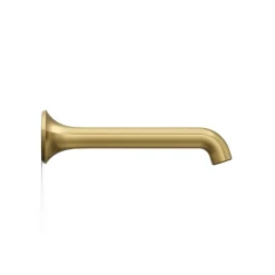 Wall-mount bathroom sink faucet spout with Straight design, 1.2 gpm