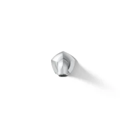 Wall-mount bathroom sink faucet spout with Straight design, 1.2 gpm