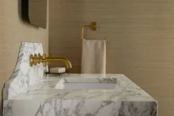 Wall-mount bathroom sink faucet trim, 1.2 gpm