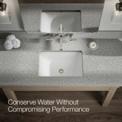 Wall-mount bathroom sink faucet trim, 1.2 gpm