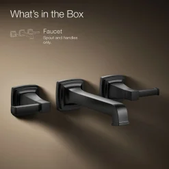 Wall-mount bathroom sink faucet trim, 1.2 gpm