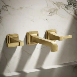 Wall-mount bathroom sink faucet trim, 1.2 gpm