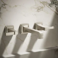 Wall-mount bathroom sink faucet trim, 1.2 gpm