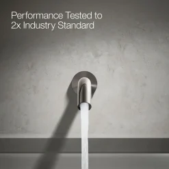 Wall-mount bath spout