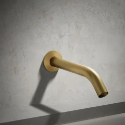 Wall-mount bath spout