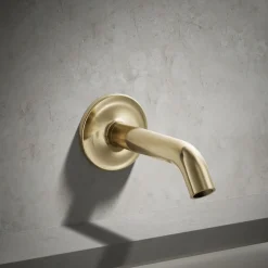 Wall-mount bath spout