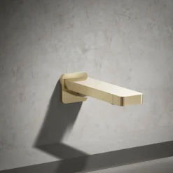 Wall-mount bath spout