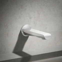 Wall-mount bath spout