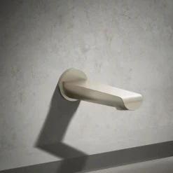 Wall-mount bath spout