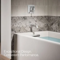 Wall-mount bath spout