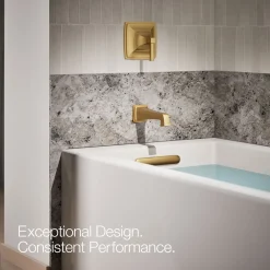 Wall-mount bath spout