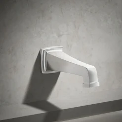 Wall-mount bath spout
