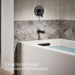 Wall-mount bath spout