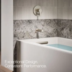 Wall-mount bath spout