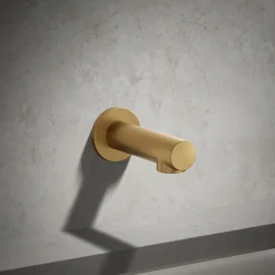 Wall-mount bath spout