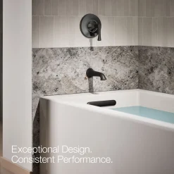 Wall-mount bath spout