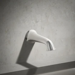 Wall-mount bath spout
