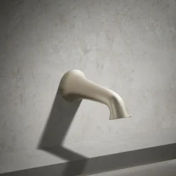 Wall-mount bath spout