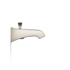 Wall-mount bath spout with Deco design and diverter