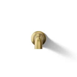 Wall-mount bath spout with diverter