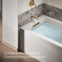 Wall-mount bath spout with diverter