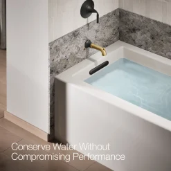 Wall-mount bath spout with diverter