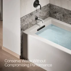 Wall-mount bath spout with diverter