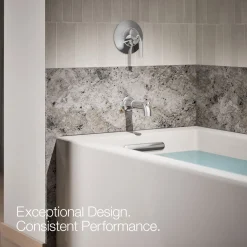 Wall-mount bath spout with diverter