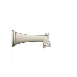 Wall-mount bath spout with diverter