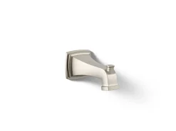 Wall-mount bath spout with diverter