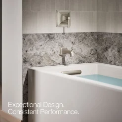 Wall-mount bath spout with diverter