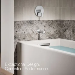 Wall-mount bath spout with diverter