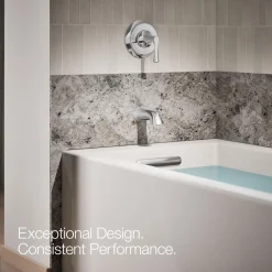 Wall-mount bath spout with diverter