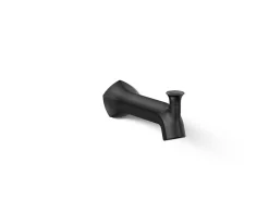 Wall-mount bath spout with Straight design and diverter
