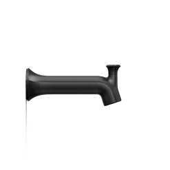 Wall-mount bath spout with Straight design and diverter