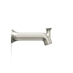 Wall-mount bath spout with Straight design and diverter