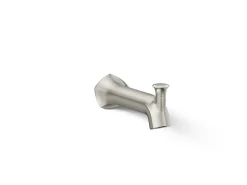 Wall-mount bath spout with Straight design and diverter