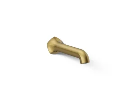 Wall-mount bath spout with Straight design, 8"