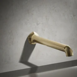 Wall-mount bath spout with Straight design, 12