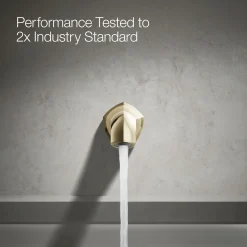Wall-mount bath spout with Straight design, 12
